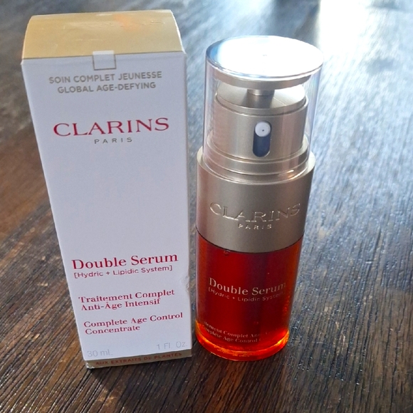 Clarins Double Serum - Gold and Red - Picture 1 of 4